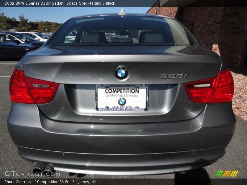 Space Grey Metallic / Black 2009 BMW 3 Series 328xi Sedan