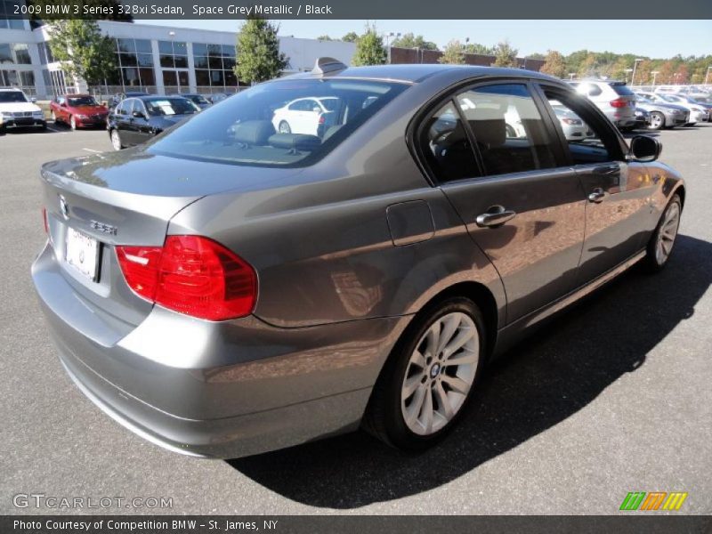 Space Grey Metallic / Black 2009 BMW 3 Series 328xi Sedan