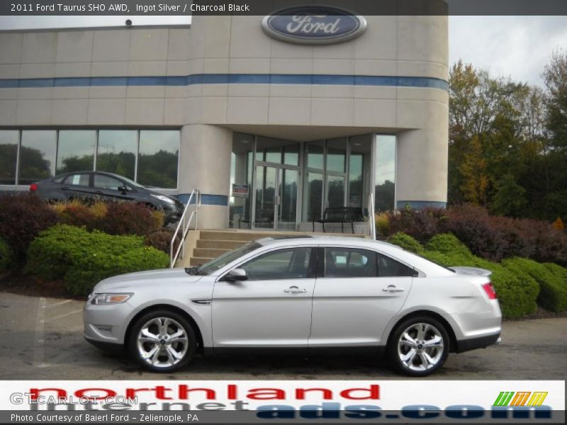 Ingot Silver / Charcoal Black 2011 Ford Taurus SHO AWD