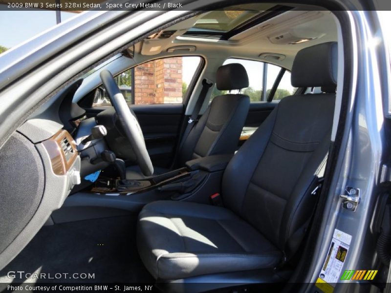 Space Grey Metallic / Black 2009 BMW 3 Series 328xi Sedan