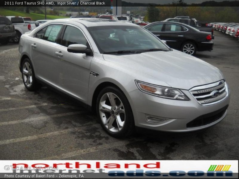Ingot Silver / Charcoal Black 2011 Ford Taurus SHO AWD