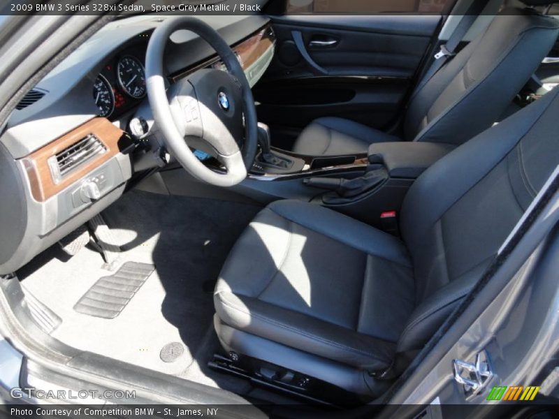Space Grey Metallic / Black 2009 BMW 3 Series 328xi Sedan