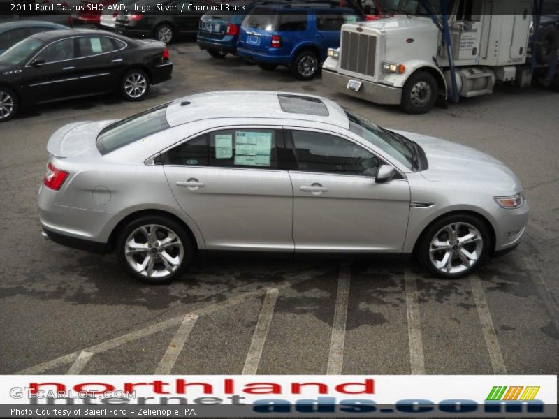 Ingot Silver / Charcoal Black 2011 Ford Taurus SHO AWD