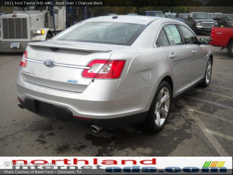 Ingot Silver / Charcoal Black 2011 Ford Taurus SHO AWD