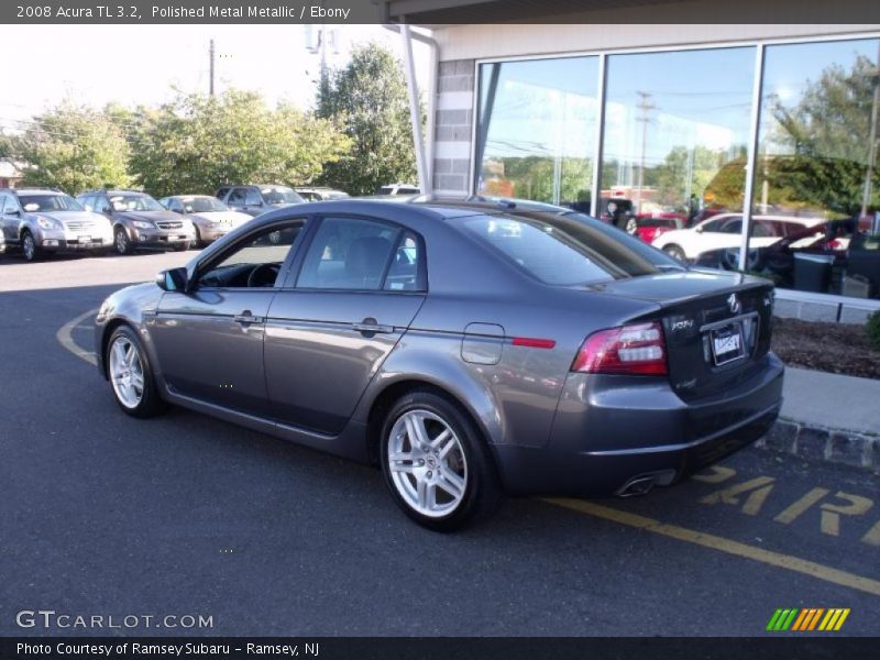 Polished Metal Metallic / Ebony 2008 Acura TL 3.2
