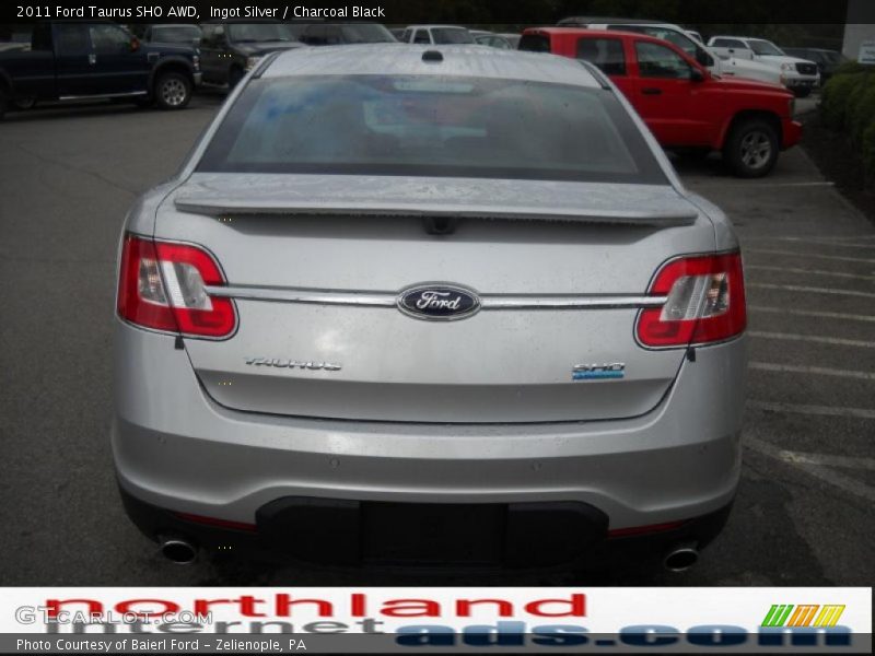Ingot Silver / Charcoal Black 2011 Ford Taurus SHO AWD