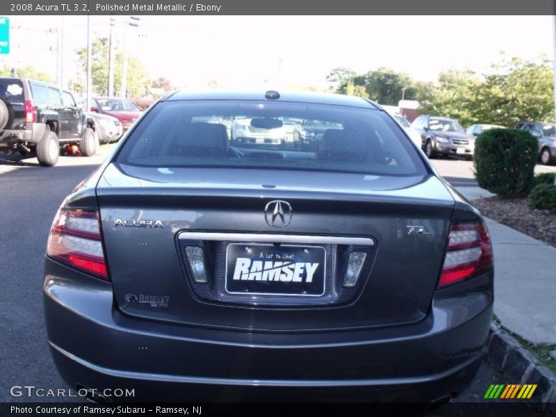 Polished Metal Metallic / Ebony 2008 Acura TL 3.2