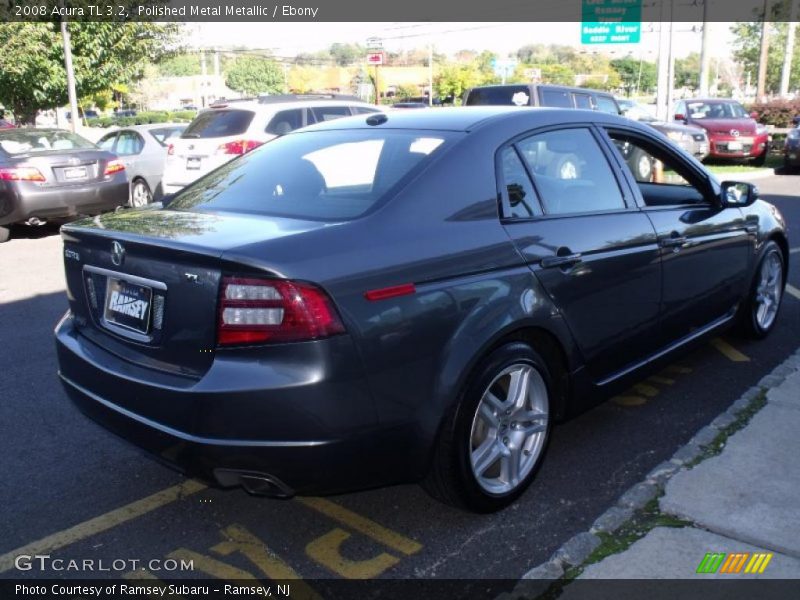 Polished Metal Metallic / Ebony 2008 Acura TL 3.2