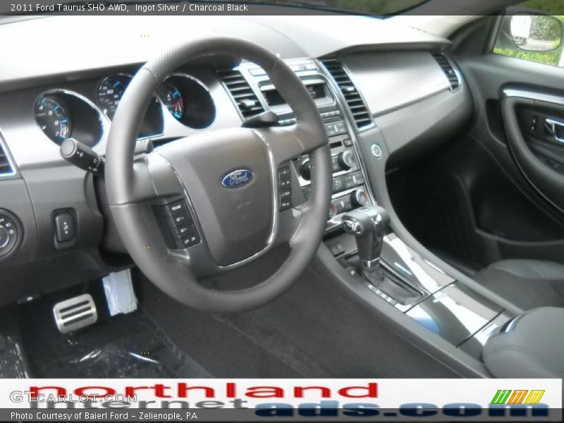 Ingot Silver / Charcoal Black 2011 Ford Taurus SHO AWD