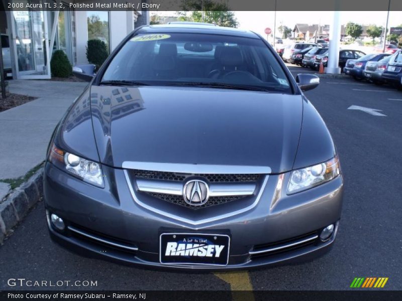 Polished Metal Metallic / Ebony 2008 Acura TL 3.2