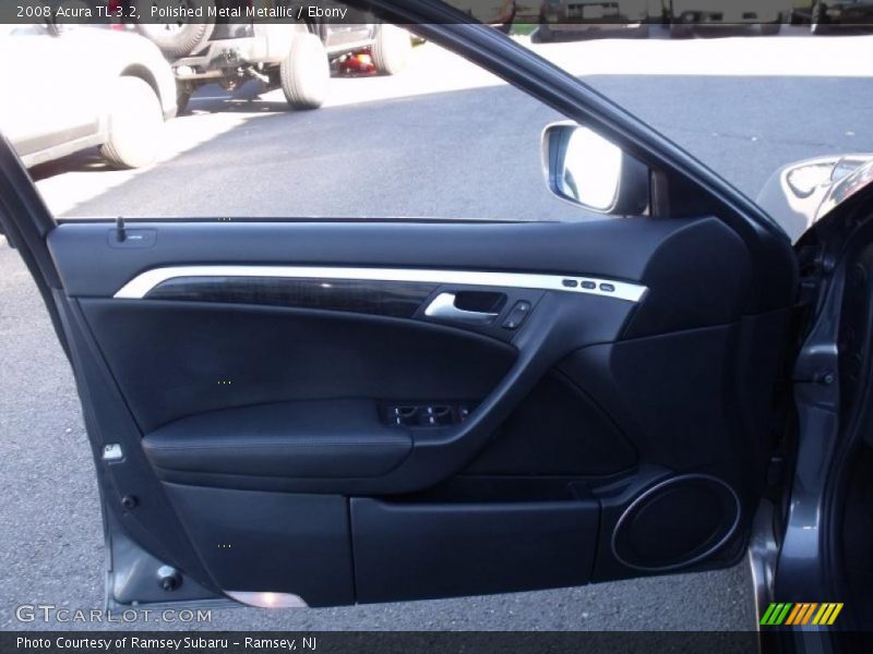 Polished Metal Metallic / Ebony 2008 Acura TL 3.2