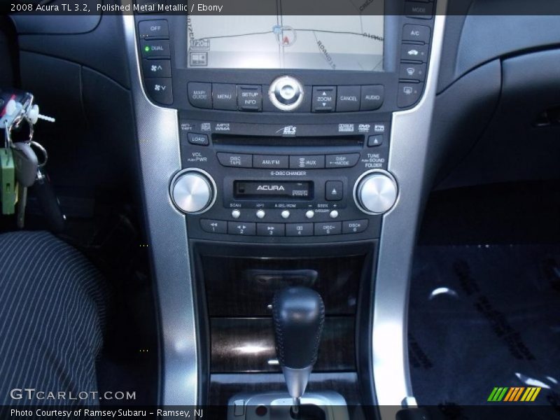 Polished Metal Metallic / Ebony 2008 Acura TL 3.2