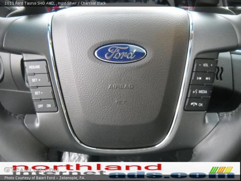 Ingot Silver / Charcoal Black 2011 Ford Taurus SHO AWD