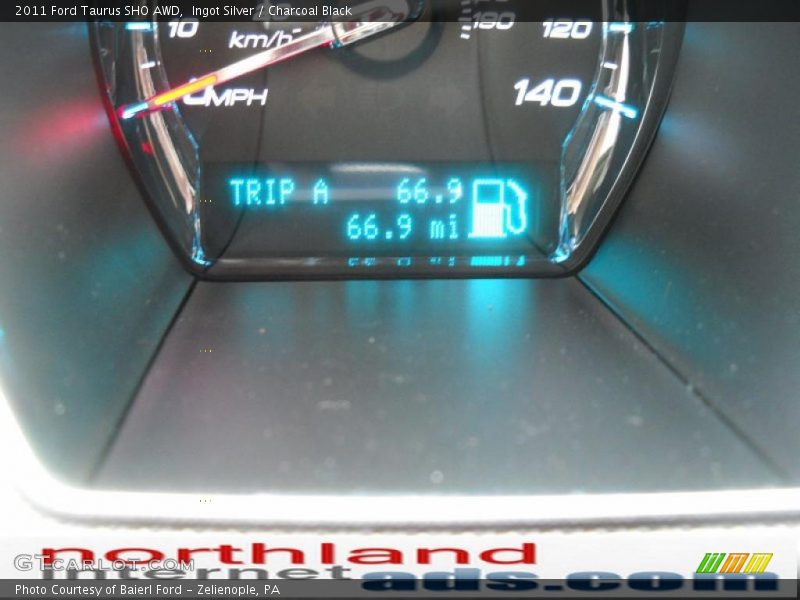 Ingot Silver / Charcoal Black 2011 Ford Taurus SHO AWD