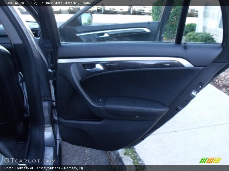 Polished Metal Metallic / Ebony 2008 Acura TL 3.2