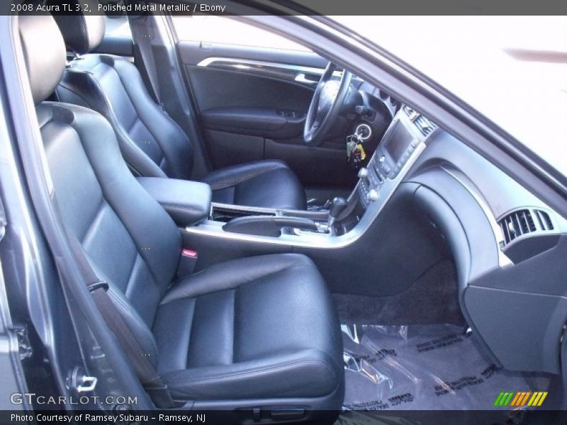 Polished Metal Metallic / Ebony 2008 Acura TL 3.2