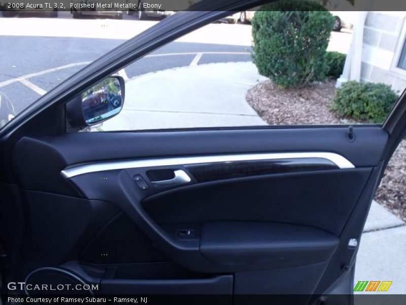 Polished Metal Metallic / Ebony 2008 Acura TL 3.2