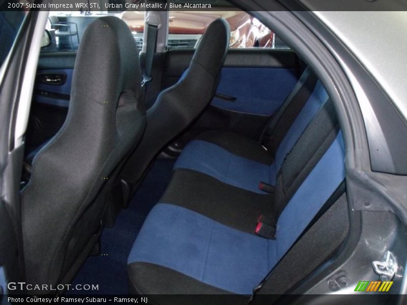  2007 Impreza WRX STi Blue Alcantara Interior