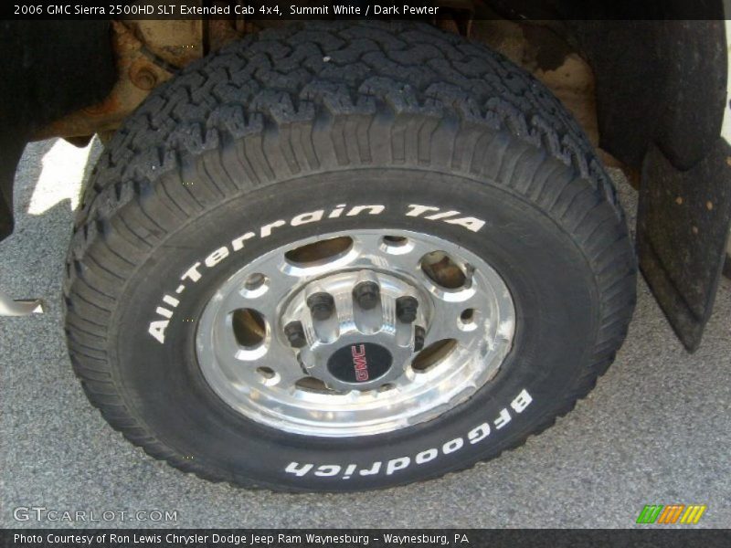 Summit White / Dark Pewter 2006 GMC Sierra 2500HD SLT Extended Cab 4x4