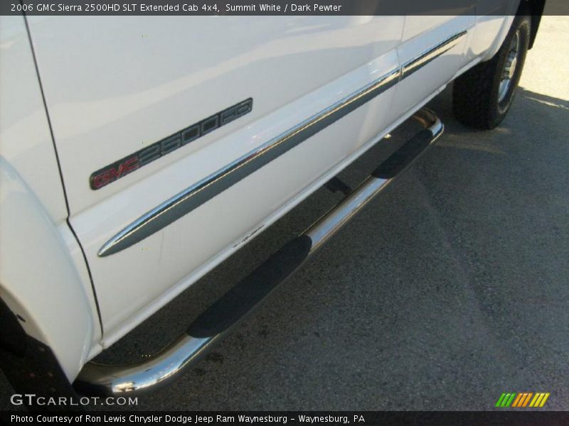 Summit White / Dark Pewter 2006 GMC Sierra 2500HD SLT Extended Cab 4x4