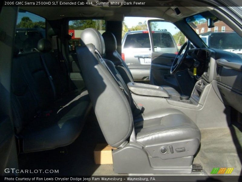 Summit White / Dark Pewter 2006 GMC Sierra 2500HD SLT Extended Cab 4x4