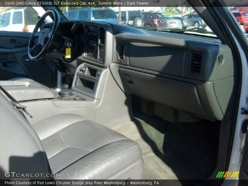 Summit White / Dark Pewter 2006 GMC Sierra 2500HD SLT Extended Cab 4x4