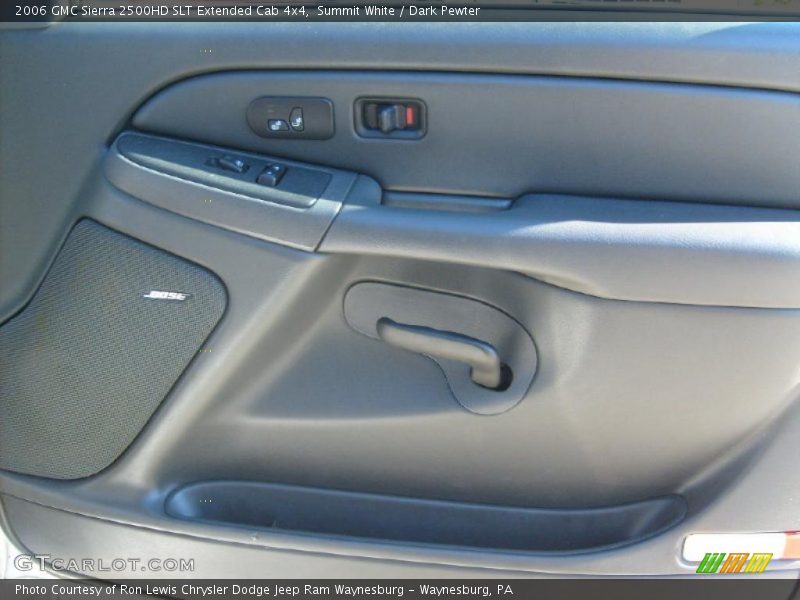 Summit White / Dark Pewter 2006 GMC Sierra 2500HD SLT Extended Cab 4x4