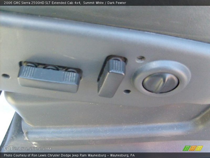 Summit White / Dark Pewter 2006 GMC Sierra 2500HD SLT Extended Cab 4x4