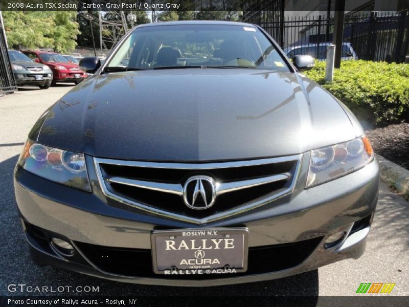 Carbon Gray Pearl / Quartz Gray 2008 Acura TSX Sedan