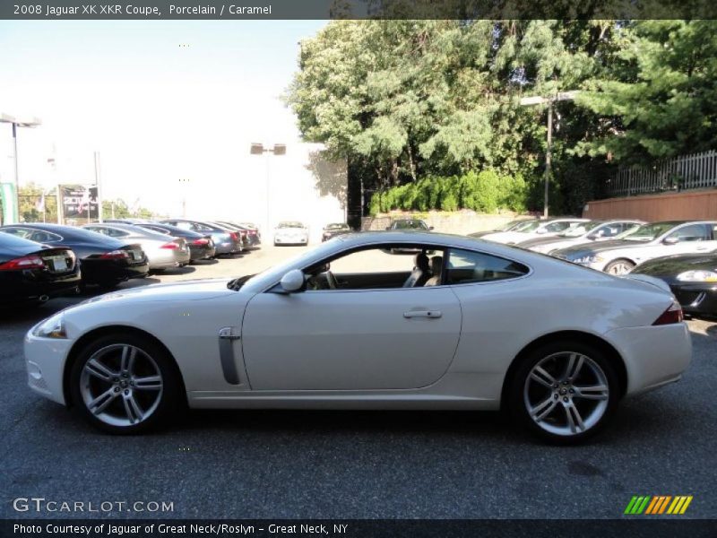 Porcelain / Caramel 2008 Jaguar XK XKR Coupe