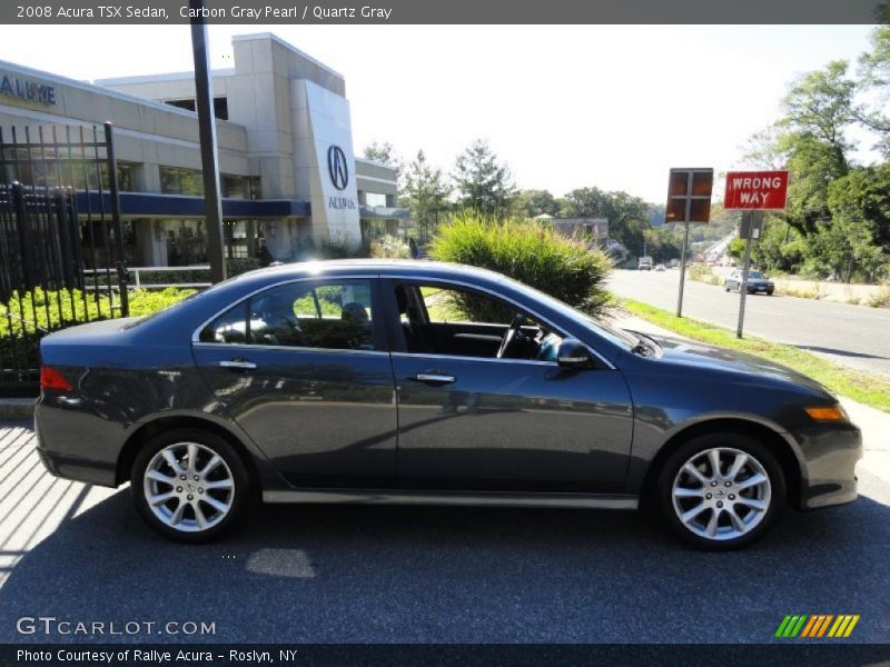 Carbon Gray Pearl / Quartz Gray 2008 Acura TSX Sedan