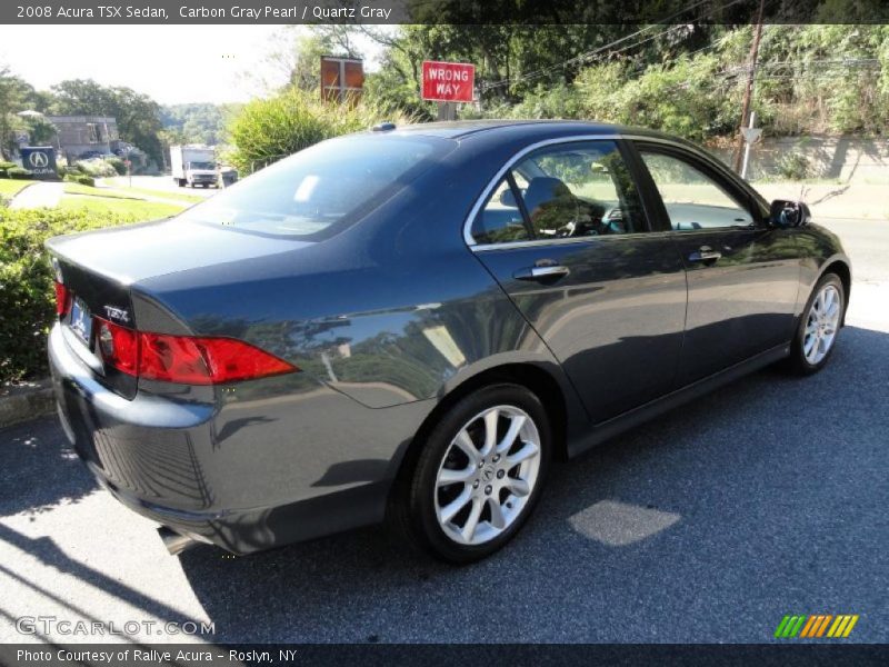 Carbon Gray Pearl / Quartz Gray 2008 Acura TSX Sedan
