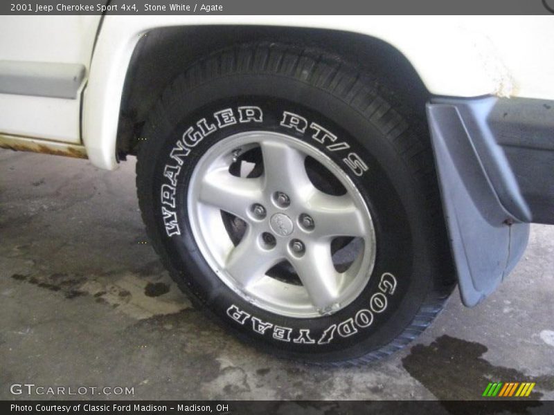 Stone White / Agate 2001 Jeep Cherokee Sport 4x4