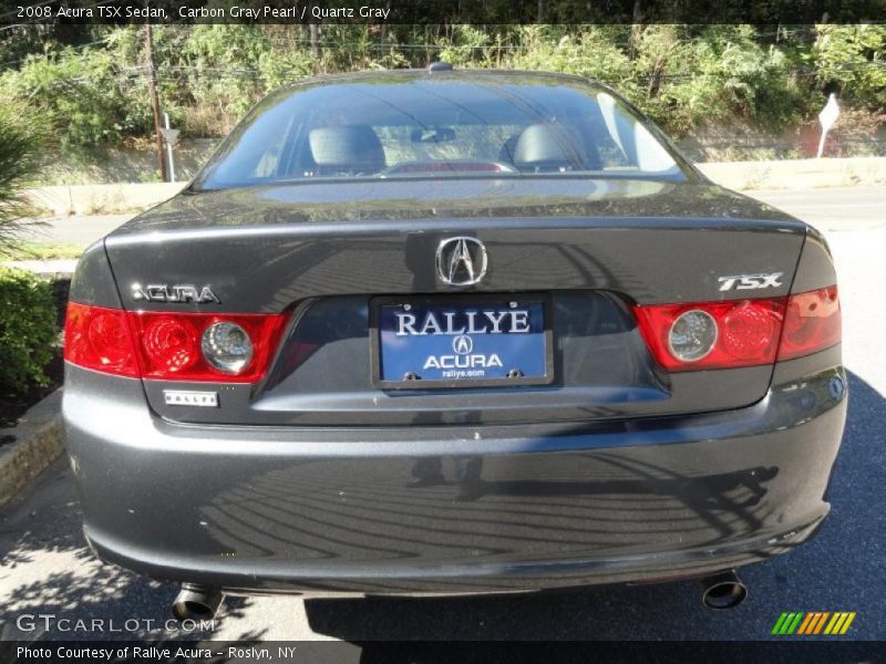 Carbon Gray Pearl / Quartz Gray 2008 Acura TSX Sedan