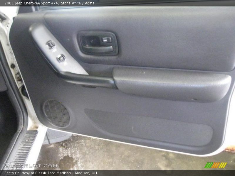 Stone White / Agate 2001 Jeep Cherokee Sport 4x4