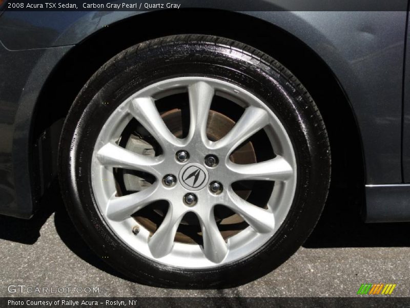 Carbon Gray Pearl / Quartz Gray 2008 Acura TSX Sedan