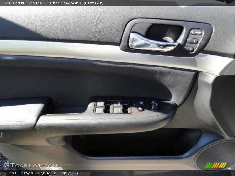Carbon Gray Pearl / Quartz Gray 2008 Acura TSX Sedan