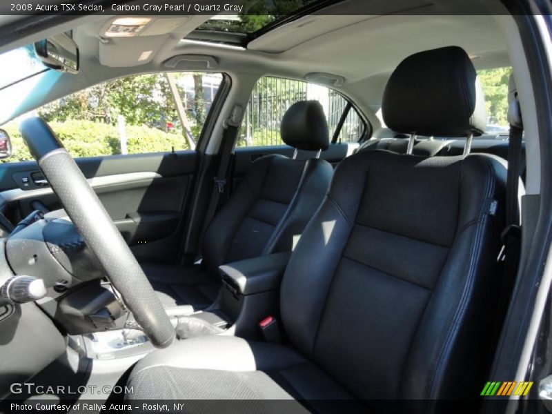 Carbon Gray Pearl / Quartz Gray 2008 Acura TSX Sedan