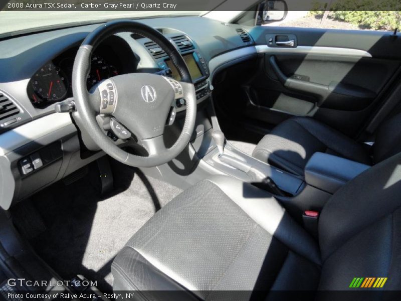 Carbon Gray Pearl / Quartz Gray 2008 Acura TSX Sedan