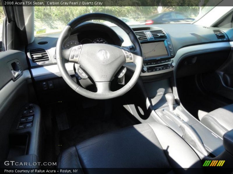 Carbon Gray Pearl / Quartz Gray 2008 Acura TSX Sedan