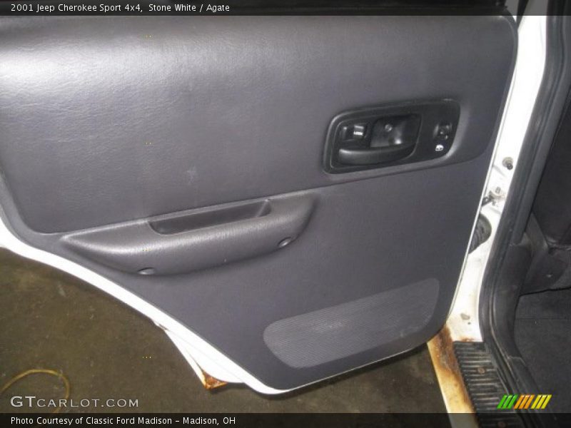 Stone White / Agate 2001 Jeep Cherokee Sport 4x4