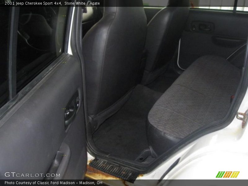 Stone White / Agate 2001 Jeep Cherokee Sport 4x4