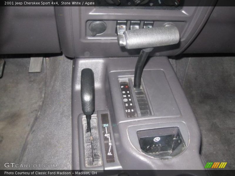 Stone White / Agate 2001 Jeep Cherokee Sport 4x4