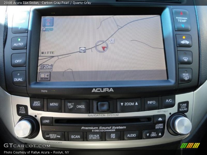 Carbon Gray Pearl / Quartz Gray 2008 Acura TSX Sedan