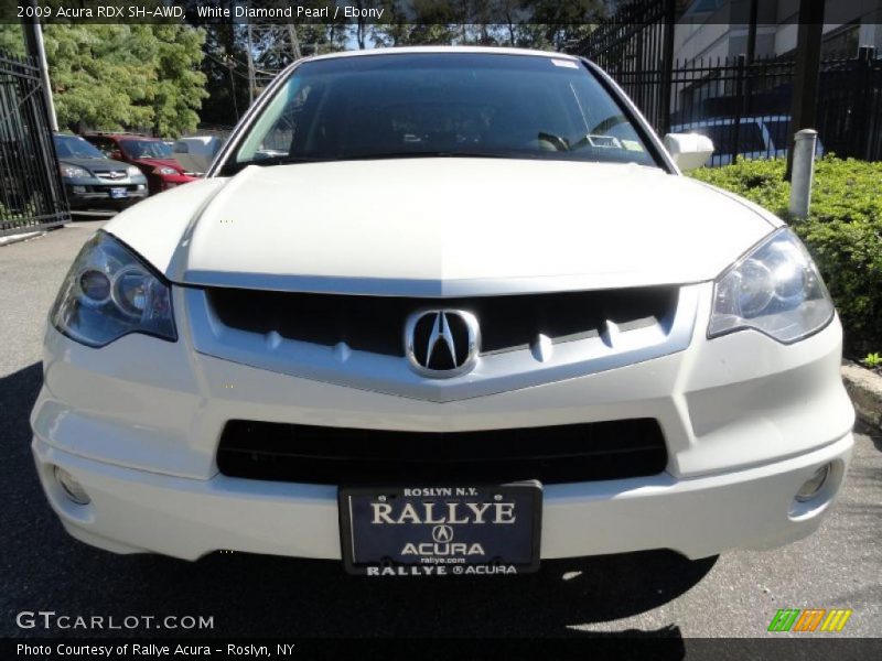 White Diamond Pearl / Ebony 2009 Acura RDX SH-AWD