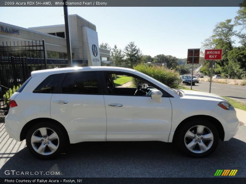 White Diamond Pearl / Ebony 2009 Acura RDX SH-AWD