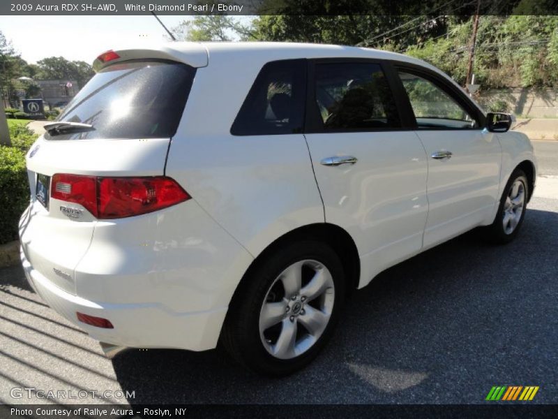 White Diamond Pearl / Ebony 2009 Acura RDX SH-AWD