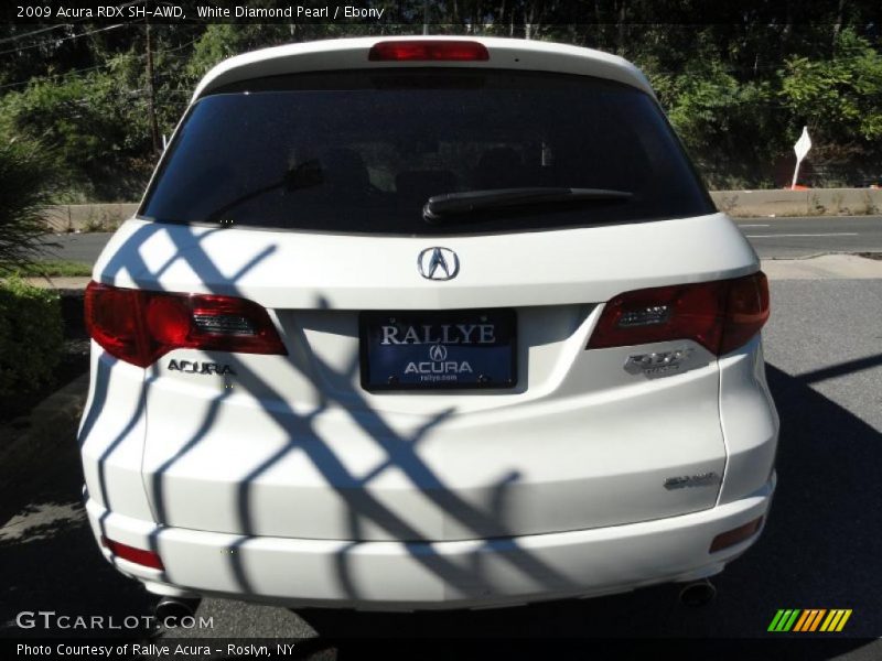 White Diamond Pearl / Ebony 2009 Acura RDX SH-AWD