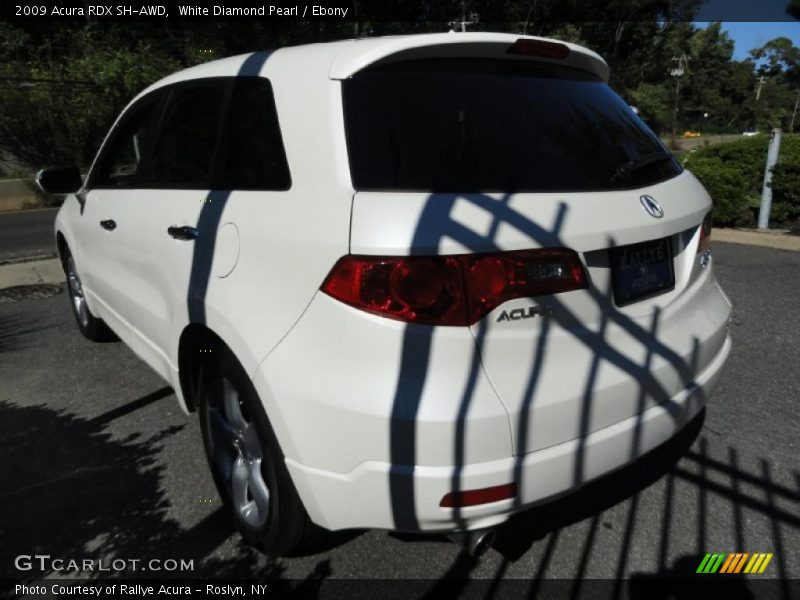 White Diamond Pearl / Ebony 2009 Acura RDX SH-AWD