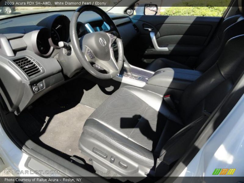 White Diamond Pearl / Ebony 2009 Acura RDX SH-AWD